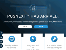 Tablet Screenshot of posnext.com